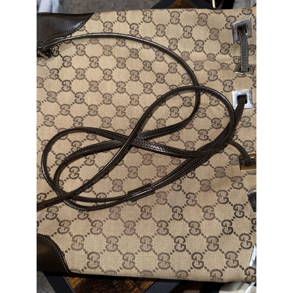 GUCCI GG Monogram Canvas Drawstring Backpack Rucksack - Picture 16 of 16